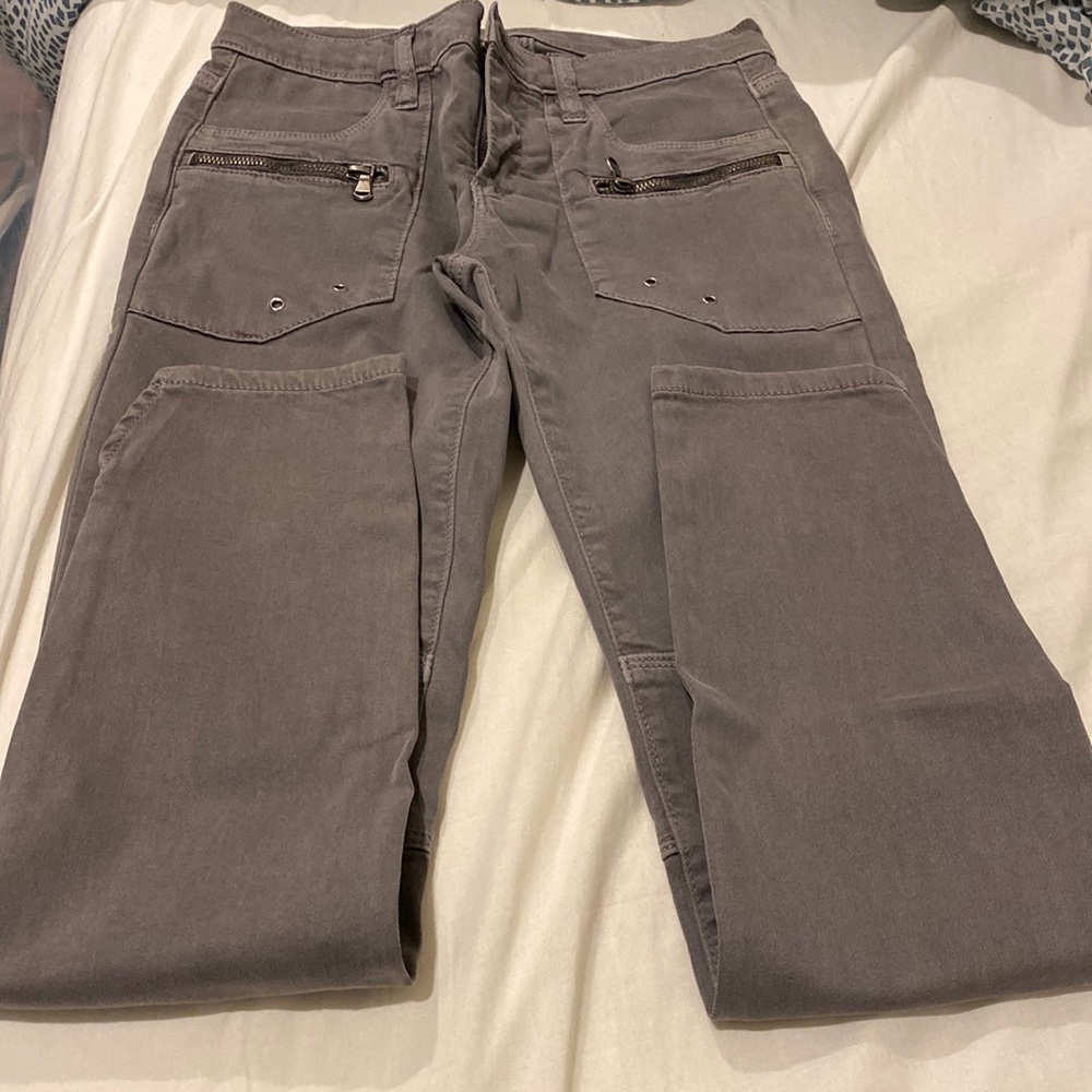 Blank NYC Gray Utility Skinny Pants 27